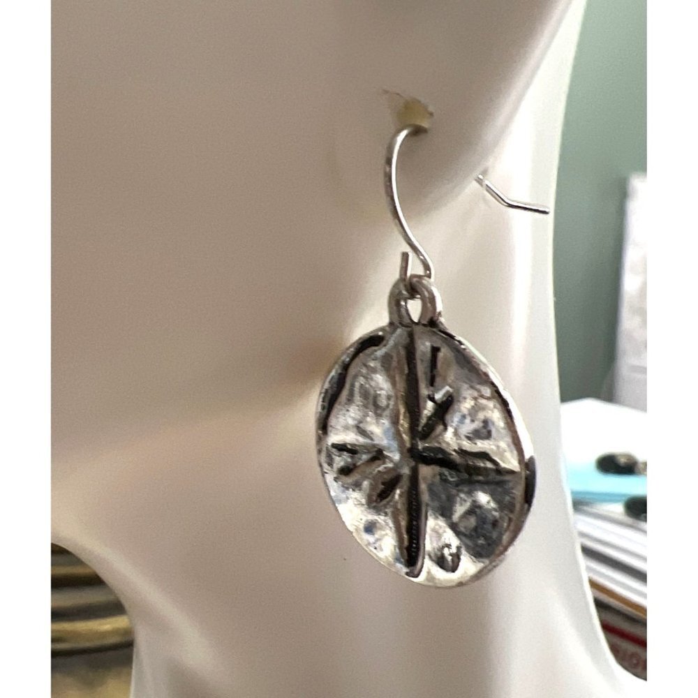 Silver Cowrie Earrings